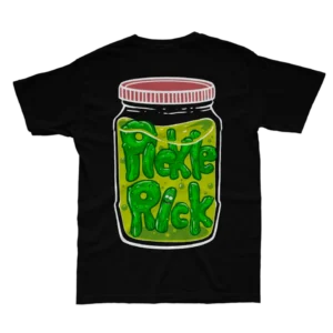 Camiseta Unissex Pickle Rick Descrição: A Camiseta Unissex Pickle Rick é uma homenagem a um dos momentos mais icônicos e hilariantes da série animada "Rick and Morty". Nesta camiseta, o destaque é para Pickle Rick, quando o cientista genial Rick Sanchez se transforma em um picles para escapar de uma sessão de terapia em família. Confeccionada com materiais de alta qualidade, esta camiseta oferece conforto excepcional e durabilidade para uso no dia a dia. O corte unissex garante um ajuste confortável para pessoas de todos os gêneros, tornando-a uma opção versátil para os fãs da série. A estampa detalhada apresenta Pickle Rick em todo o seu esplendor, com seus óculos e expressão característica, capturando o humor e o espírito irreverente da série "Rick and Morty". Tabela de Tamanhos (Unissex): Escolha entre os tamanhos disponíveis: P | M | G | GG | XGG e PLUS SIZE Por que escolher a Camiseta Unissex Pickle Rick? Se você é fã de "Rick and Morty" e adorou o episódio em que Rick se transforma em um picles, esta camiseta é a maneira perfeita de exibir seu amor pela série. Além disso, essa cena se tornou um meme popular e é reconhecida por muitos, tornando essa camiseta uma escolha divertida e nostálgica. Perfeita para Presentear: A Camiseta Unissex Pickle Rick também é uma excelente opção de presente para amigos e familiares que são fãs da série. Surpreenda-os com essa peça única que evoca risadas e lembranças divertidas. 🔥 Oferta Imperdível! 🔥 Adquira agora mesmo a sua Camiseta Unissex Pickle Rick e leve para o seu guarda-roupa um pedacinho desse universo irreverente. Aproveite o Frete Grátis para todo o Brasil e adicione essa peça estilosa à sua coleção. Estoque limitado, garanta a sua hoje mesmo! 💥 Compre Agora! 💥