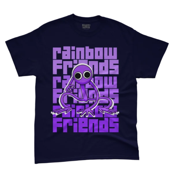 Camiseta Infantil Roblox Rainbow Friends Purple Descrição: A Camiseta Infantil Roblox Rainbow Friends Purple é uma opção encantadora para os jovens fãs de Roblox, especialmente aqueles que têm um carinho especial pelo personagem Purple. Com um design vibrante e cheio de energia, esta camiseta traz o personagem Purple, membro do grupo Rainbow Friends do Roblox, em destaque. Confeccionada com malha penteada de fio 30.1 e 100% algodão, esta camiseta oferece um conforto excepcional para as crianças, seja enquanto exploram o mundo virtual de Roblox ou em suas atividades diárias. O design colorido e cativante do personagem Purple certamente trará alegria aos pequenos fãs. A estampa da camiseta apresenta o personagem Purple em todo o seu esplendor, com suas características cores roxas e detalhes que o tornam facilmente reconhecível e adorado pelos jogadores de Roblox. Tabela de Tamanhos (Infantil): Escolha o tamanho ideal para o seu pequeno: 2 | 4 | 6 | 8 | 10 | 12 | 14 Por que escolher a Camiseta Infantil Roblox Rainbow Friends Purple? Esta camiseta é uma maneira adorável de permitir que os jovens fãs de Roblox mostrem seu carinho pelo personagem Purple e pelo mundo virtual do jogo. Além de ser uma peça de moda encantadora, ela também permite que as crianças expressem sua conexão com os personagens e aventuras de Roblox. Perfeita para Presentear: Se você está à procura de um presente especial para um filho, filha, sobrinho, sobrinha ou amigo pequeno que adora Roblox, a Camiseta Infantil Roblox Rainbow Friends Purple é uma escolha maravilhosa. Surpreenda-os com essa peça única que traz a magia do jogo para o mundo real. Oferta Imperdível! Adquira agora a Camiseta Infantil Roblox Rainbow Friends Purple e presenteie os pequenos com uma conexão única com o personagem Purple e o universo de Roblox. Aproveite o Frete Grátis para todo o Brasil e adicione essa peça colorida e divertida ao guarda-roupa das crianças. Estoque limitado, garanta a sua hoje mesmo! Compre Agora!