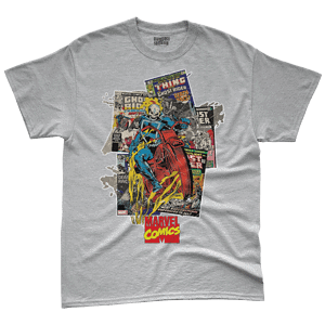 Camiseta Unissex Marvel Comics Motoqueiro Fantasma